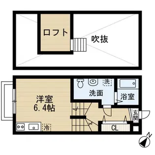 ベルフィーユ【1階】の間取り