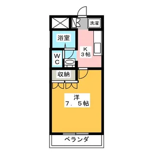 Hills青山【2階】の間取り