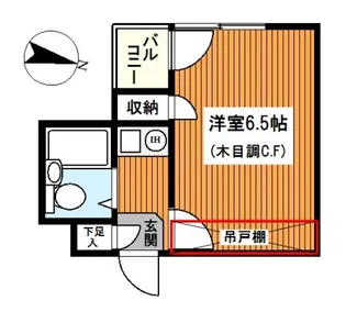 LAZFITH南横浜【2階】の間取り