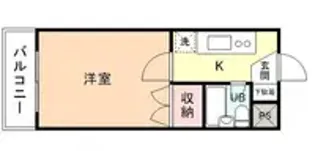 パープルハイム【2階】の間取り