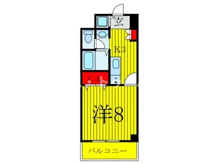 スリーベルマンション1【3階】の間取り