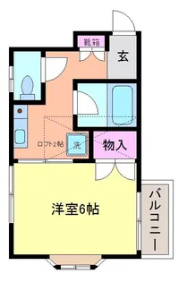 コーポカインド【2階】の間取り