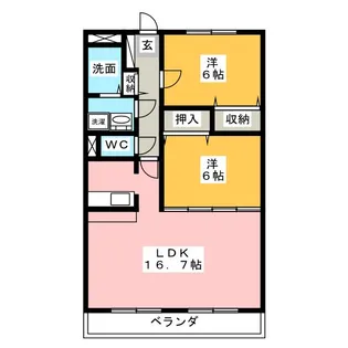 プレミール23【2階】の間取り