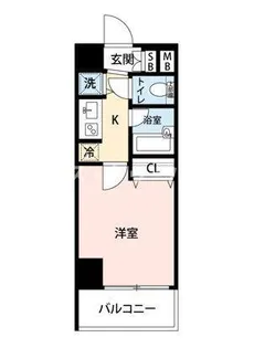 シンシア後楽園【6階】の間取り