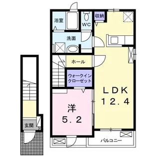 メゾン シャルール【2階】の間取り