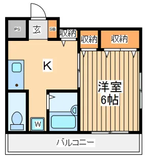 メゾン相模原【3階】の間取り