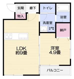 カーサ・フェリオ【1階】の間取り