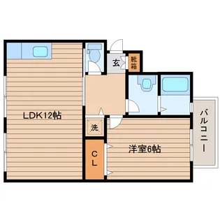 パルクメゾンSK【1階】の間取り