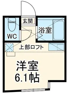 ユナイト野川ブリュッセル【2階】の間取り