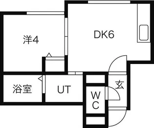 インヴェストN5【2階】の間取り