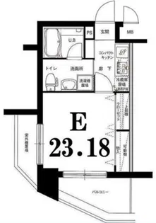 グリフィン横浜・東口弐番館【3階】の間取り