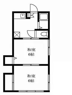 第5カントー荘【2階】の間取り