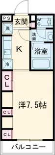 リブリ・南大谷【1階】の間取り