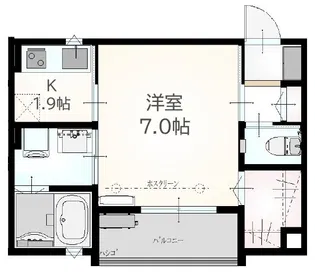 シエルコート上福岡【2階】の間取り