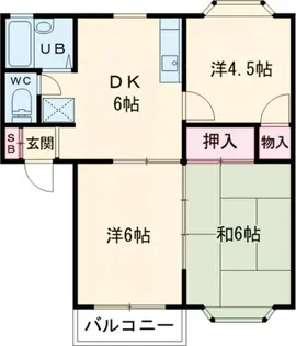 メゾン・ド・エスC【2階】の間取り