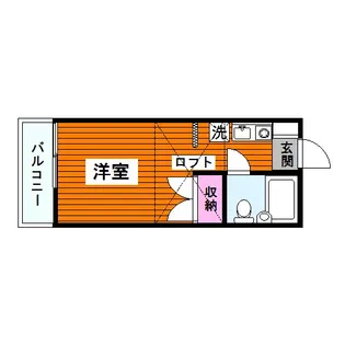 東京都目黒区下目黒4【アパート】の間取り