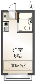 フレンドシップ下山口【2階】の間取り