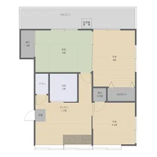 鹿児島県鹿児島市武3【マンション】の間取り