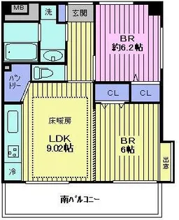 ザ・グラティア両国【2階】の間取り