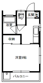 サンフラワー【1階】の間取り