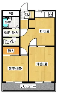 メゾン21武田の杜【2階】の間取り