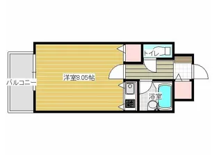 ロマネスク松原【4階】の間取り