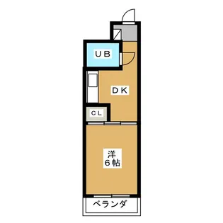 カメリアハウス【4階】の間取り