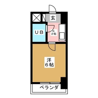 カスタリア船橋【8階】の間取り