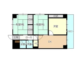 アシストマンションII【5階】の間取り