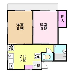 カーサビアンカ【1階】の間取り