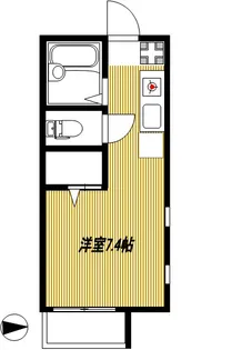 ランドピエール調布【1階】の間取り