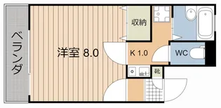 ライブARATA【7階】の間取り