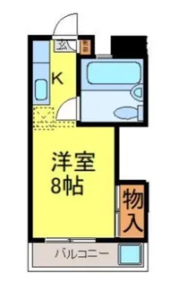 福岡県福岡市中央区地行1【マンション】の間取り