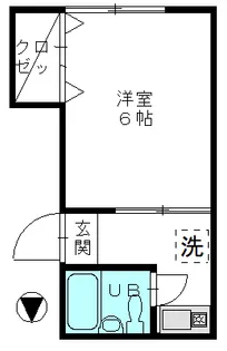 いづみコーポ【2階】の間取り