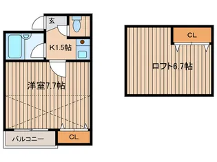 ペルソナ1【4階】の間取り