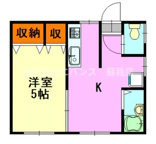 パルコートはなざわ【1階】の間取り