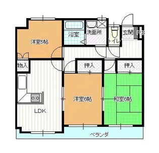 メゾンユウミック【1階】の間取り