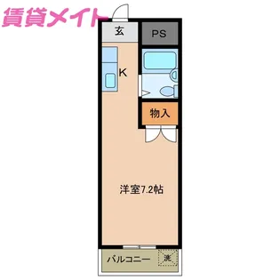 トマトハイツ【1階】の間取り