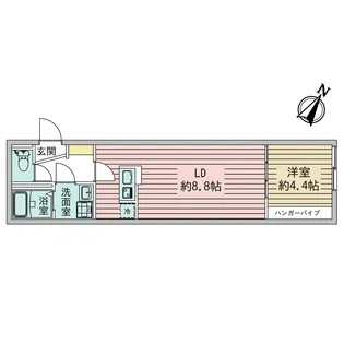 FolsClass自由が丘【1階】の間取り