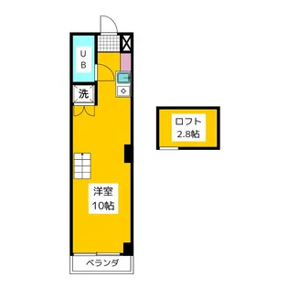 ホワイトシャイン【3階】の間取り