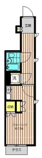 GREY FLAT【1階】の間取り
