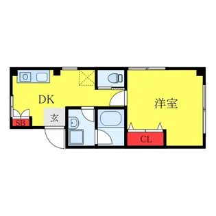 ライトヴィレッヂ【1階】の間取り