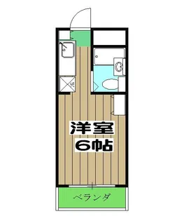 1Kの間取り画像