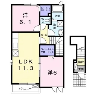 シンフォニー I棟【2階】の間取り