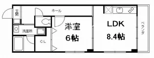レジデンス雅都【4階】の間取り