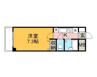 千葉県市川市福栄2【マンション】の間取り