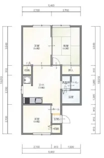尾崎ハイツ【2階】の間取り