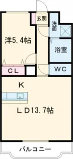 三河江曽島(ミカワエソジマ)【1階】の間取り