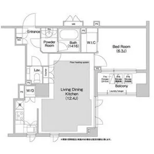 コンフォリア日本橋人形町イースト【3階】の間取り