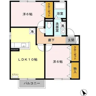 パストラーレ B【1階】の間取り